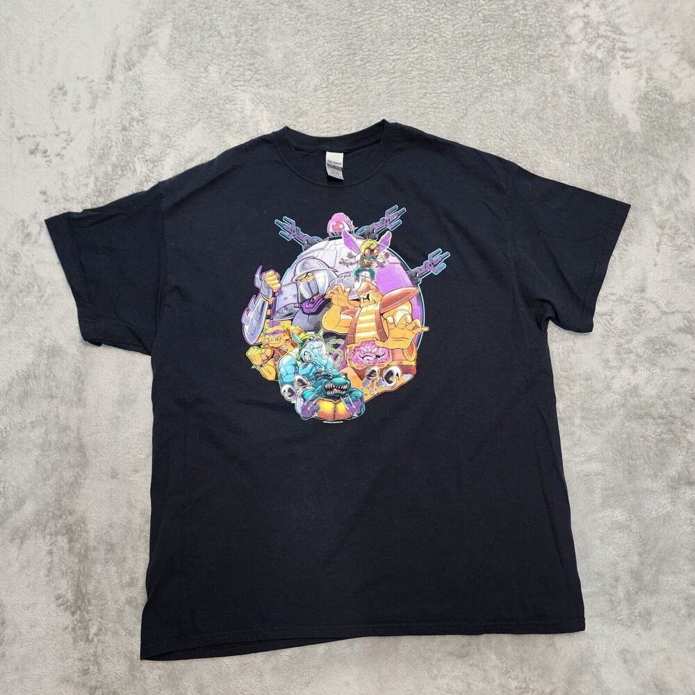 TMNT Teenage Mutant Ninja Turtles Shredder Black T-shirts Size XL - Picture 1 of 9